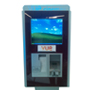 Slim-Line Metal Floor standing / Wall Mount kiosk with 17'' 1.6 GHz Atom Panel PC