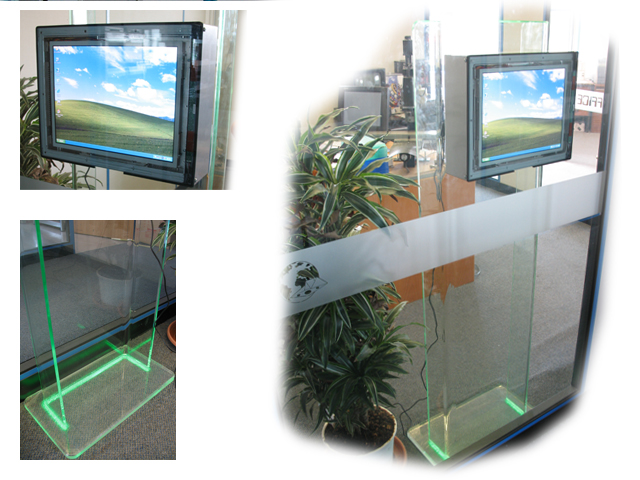 Our innovative new design for this Through Glass kiosk, means that there is no installation. It is not necessary for you to have the through glass sensor bonded to your window, and the kiosk unit needn't be permanently installed in one location.