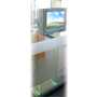 New Style Interactive 15'' Through-Glass kiosk with 1.6Ghz Atom Panel PC