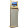 Slim-Line Wooden Floor standing kiosk with 15'' screen