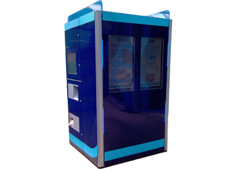 The I-Touch Totem 2 DXL has a robotic carousel installed and four usable sides, making it capable of many complicated automation tasks and is truly multi-fuctional. It is able to store, hold and dispense a wide range of items.