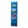 New for 2010 is the new flexible, 2.0m floor standing I-Touch Totem with dual 19'' screen