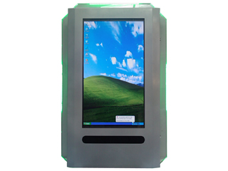 This flexible design, currently in the prototype stages of development is ideal for many applications. Available with a large portrait touch screen, and transactional point of sale options.